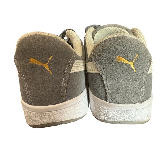 Puma Grey and White Suede Sneakers Women’s size 6.5 Men’s size 5 - Picture 6 of 6